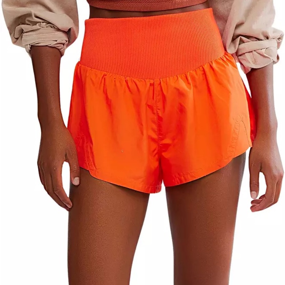 FP Movement Women's Carpe Diem Shorts Bright Orange